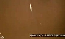 blonde chubby girl eagerly awaits intense action