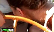 Yo, ripped jock getting a hot blowjob from gorgeous babe! 🔥