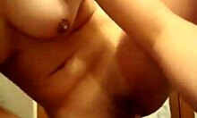 curious gf masturbates in mirror ready for violation