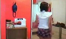 Curvy Teen Latina Plays with Shaved Pussy on Webcam