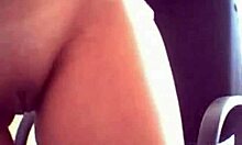 attractive sexy blonde undressing and masturbating on webcam