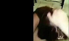 is this thai sweetie getting a facial on her knees?