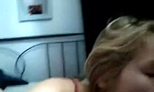 Dainty blonde slag gets her wet pussy bonked hard in pov blowjob and doggystyle.