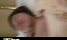 Japanese Tramp's Wild Blast Exploring Her Hairy Cunt! What a Show with Her Vibrator!