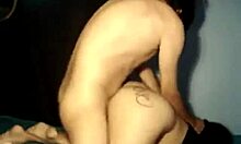 holy shit, that flexible brunette takes a monster dick doggystyle and gets cum on her ass!