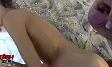 i watched my petite girlfriend cum on the beach