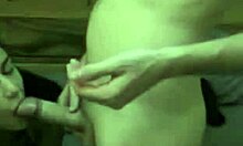 alluring slag makes loud noises during uncontrolled sex with big tits webcam fingering brunette doggystyle blowjob couple