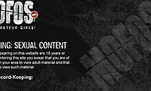 My young cute girlfriend folds clothes while riding me in POV.