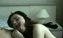 oh god, watching this brown-haired babe lick my cock like a caramel treat just melts me every time, i can’t get enough of her sweet mouth.