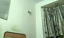 Indian hottie gobbles her man's pecker in this homemade blowjob vid