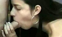 alluring slag makes loud noises during uncontrolled sex with big tits webcam fingering brunette doggystyle blowjob couple