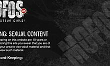 Delicious babe relaxes on her bed while engaging in sexting