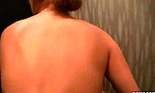 girl with nice ass tries pron action in changing room