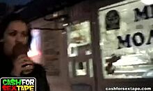 Skank in g-string seeks whipped cream