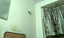 Indian hottie gobbles her man's pecker in this homemade blowjob vid