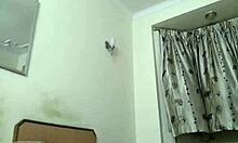 Indian hottie gobbles her man's pecker in this homemade blowjob vid