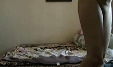 Amateur couple shagging hard from behind in homemade anal scene