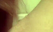 Eager hottie kneels to suck fat penis eagerly