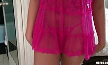 Voluptuous Tanned Blonde Spreads Ass for Close-Up Shaved Pussy Masturbation with Dildo!