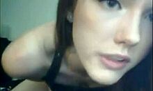 uhh beautiful doll moaning loud in bedroom with toy