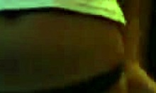 Look at this cutie showing her black thong on webcam?