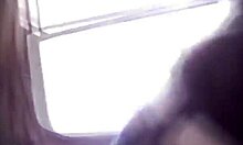 tramp closed her eyes while giving steamy oral