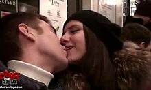 horny chap licking off very hot attractive babe in the shower