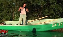 cuddly exgf making out with her new tanned boyfriend