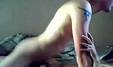 sweet tender girlfriend gets boned doggy style after a blowjob.