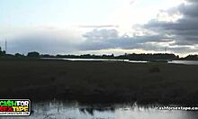 Very quiet doll makes out with horny partner