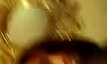 Schoolgirl uses huge dildo on webcam