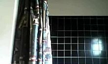 Brunette teen undresses and masturbates pussy on webcam! Natural tits exposed!