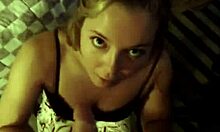 Princess Locks Eyes While Sucking Cock Perfectly in POV Action. Blonde Girlfriend Excels!