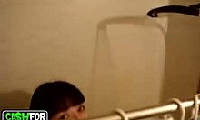 long-haired cunt wearing pink underwear starts acting naughty