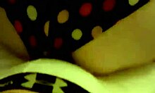 Spicy girl slides panties aside rides dick