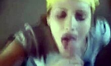 Beautiful Teen Girl Sucks Big Cock in POV