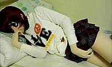 Kinky Asian Chick With Mask Plays With Pussy 😈