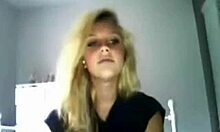 hey, watch this cute blonde teen fingering herself on webcam.