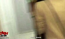 i watch my dark-haired doll sucking cock in public