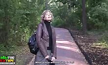 hungry ex starts sucking monster dick outdoors