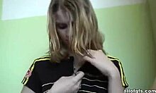 girlfriend previews her big tits and shaved pussy fucking