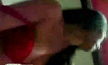lovely asian wife gives her man a blowjob while riding