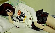 Kinky Asian Chick With Mask Plays With Pussy 😈