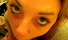 oh wow, sweet blonde teen swallows that hard cock whole in pov!