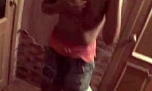 Barely legal brunette teen masturbates fingering her shaved pussy in homemade mirror setup all day