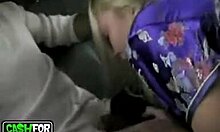 Limo Riding Videos Of Blondie Giving Backseat Blowjob And Fucking