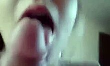 Beautiful Teen Girl Sucks Big Cock in POV