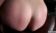 Beautiful Blonde Tries First Interracial Foursome