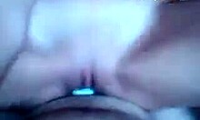 shaved tight brunette gets pounded deep in homemade pov.