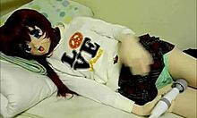 Kinky Asian Chick With Mask Plays With Pussy 😈